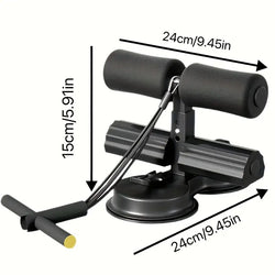 Adjustable Non-Slip Abdominal Trainer with Thickened Comfort Pad & Portable Storage - GREEN LIFE CYPRUS