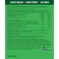 PerfectTed, Ceremonial Grade Matcha, 10 Nespresso Compatible Capsules - GREEN LIFE CYPRUS