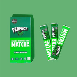 PerfectTed, BIO Ceremonial Grade Single Serve Matcha Powder, 7 Sachets - GREEN LIFE CYPRUS