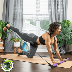 Portable Pilates Bar Kit with Resistance Bands, Exercise Bar, Latex Cords - GREEN LIFE CYPRUS