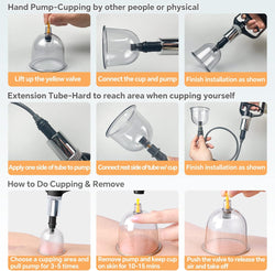 Cupping Therapy Set, 24 Massage Cups - GREEN LIFE CYPRUS