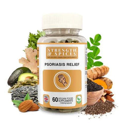 Psoriasis Relief 1000mg 60 capsules- Strength & Spices - GREEN LIFE CYPRUS