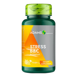Adams Supplements, Stress B&C, 30 tabs - GREEN LIFE CYPRUS