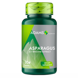 Adams Supplements, Asparagus 180mg, 30cps - GREEN LIFE CYPRUS