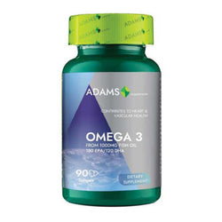 Adams Supplements, Omega3, 1000mg, 90 cps - GREEN LIFE CYPRUS