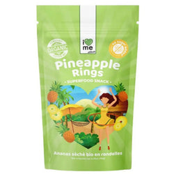 I LOVE ME, Organic Dried Pineapple Slices, 115g - GREEN LIFE CYPRUS