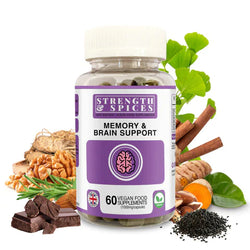 Memory Booster 1000mg 60 capsules  - Strength & Spices - GREEN LIFE CYPRUS