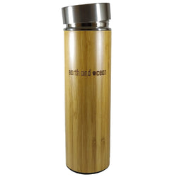 Tea-Coffee Bamboo / Stainless steel Tumbler / Thermos 400 ml - GREEN LIFE CYPRUS 