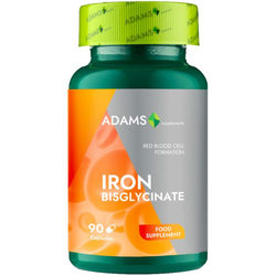 Adams Supplements, Iron Bisglycinate, 90cps - GREEN LIFE CYPRUS