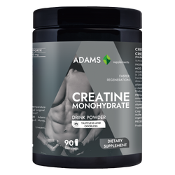 Adams Supplements, Creatine monohydrate, 400g - GREEN LIFE CYPRUS