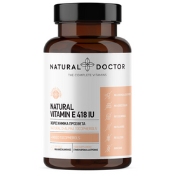 Natural Doctor, Natural Vitamin E, 60 Veg Caps - GREEN LIFE CYPRUS