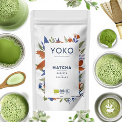 Yoko, Organic PREMIUM Matcha Powder, Barista & Culinary, 100g - GREEN LIFE CYPRUS
