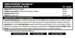 COLLAGEN-X5 60 Caps/60 Serv, Genius Nutrition - GREEN LIFE CYPRUS
