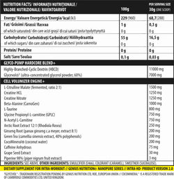 INTRA-HD 750g/24 Serv, Genius Nutrition - GREEN LIFE CYPRUS