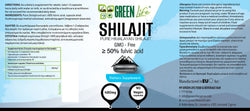 Green Life, Shilajit - Pure Himalayan Power, 90 Veg Caps 2 + 1 Free - GREEN LIFE CYPRUS