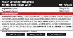 Magnesium 90caps, Genius Nutrition - GREEN LIFE CYPRUS