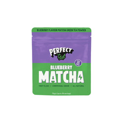PerfectTed, Ceremonial Grade Blueberry Matcha Powder, 75g - GREEN LIFE CYPRUS