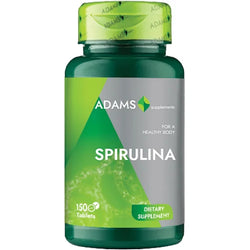 Adams Supplements, Spirulina 400mg, 150cps - GREEN LIFE CYPRUS