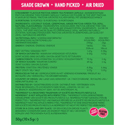 PerfectTed, Ceremonial Grade Strawberry Matcha, 10 Nespresso Compatible Capsules - GREEN LIFE CYPRUS