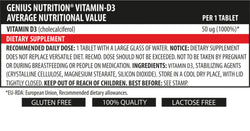 Vitamin D3 90tabs/90 Serv